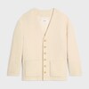 oversized jacket in cashmere natté - IVOIRE -  - 1 | CELINE
