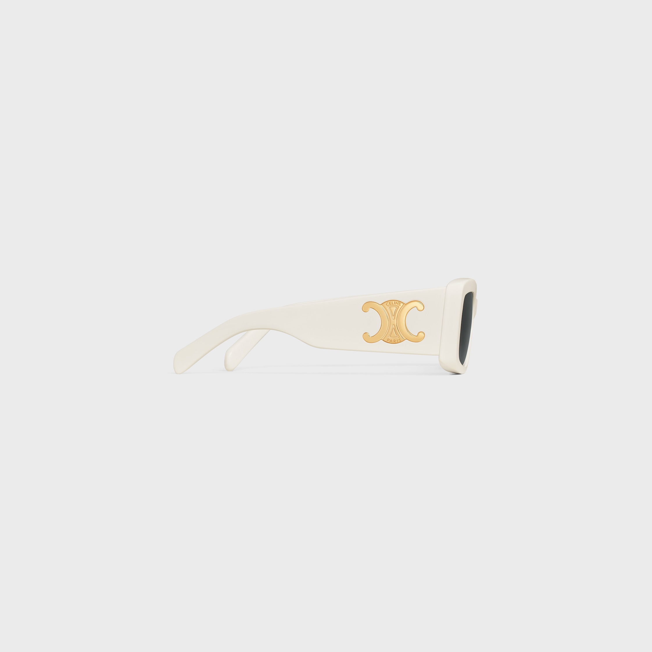 TRIOMPHE XL 01 SUNGLASSES IN ACETATE - IVORY | CELINE