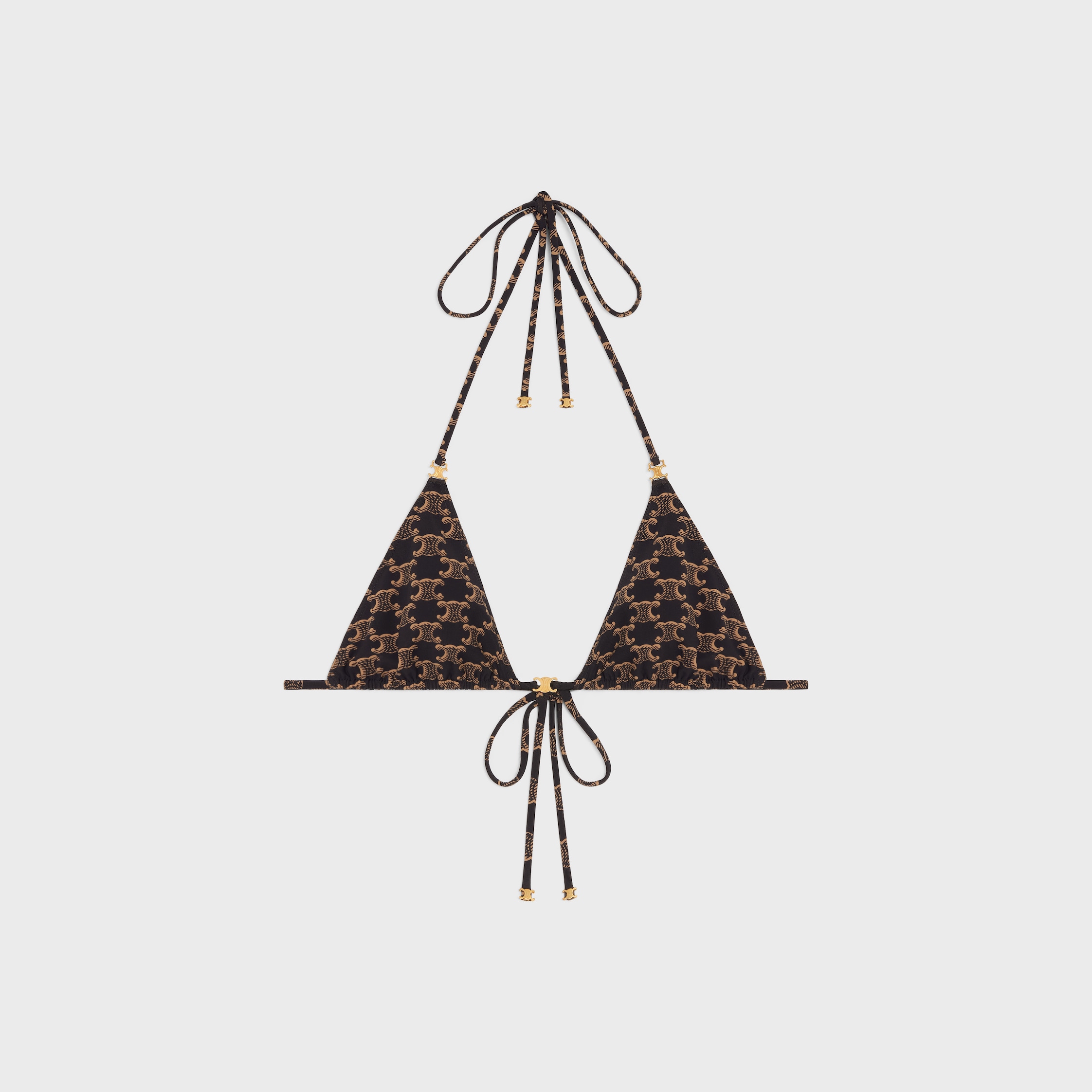 ビキニ CELINE | TRIOMPHE TRIANGLE TOP IN MATTE JERSEY Women's Triomphe in matte jersey triangle top | CELINE | 24S