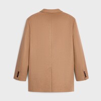 tailored jacket IN cashmere flannel - LIGHT CAMEL -  - 2 | CELINE