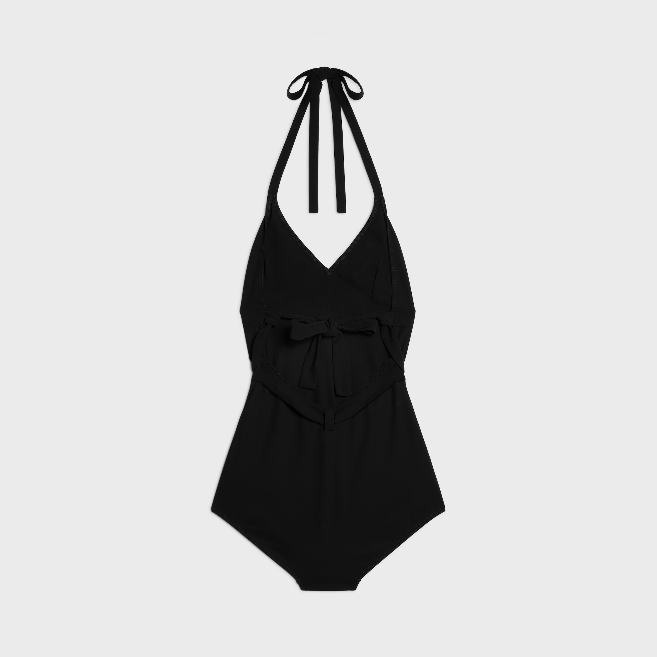 BALCONETTE SWIMSUIT IN MATTE JERSEY - BLACK | CELINE