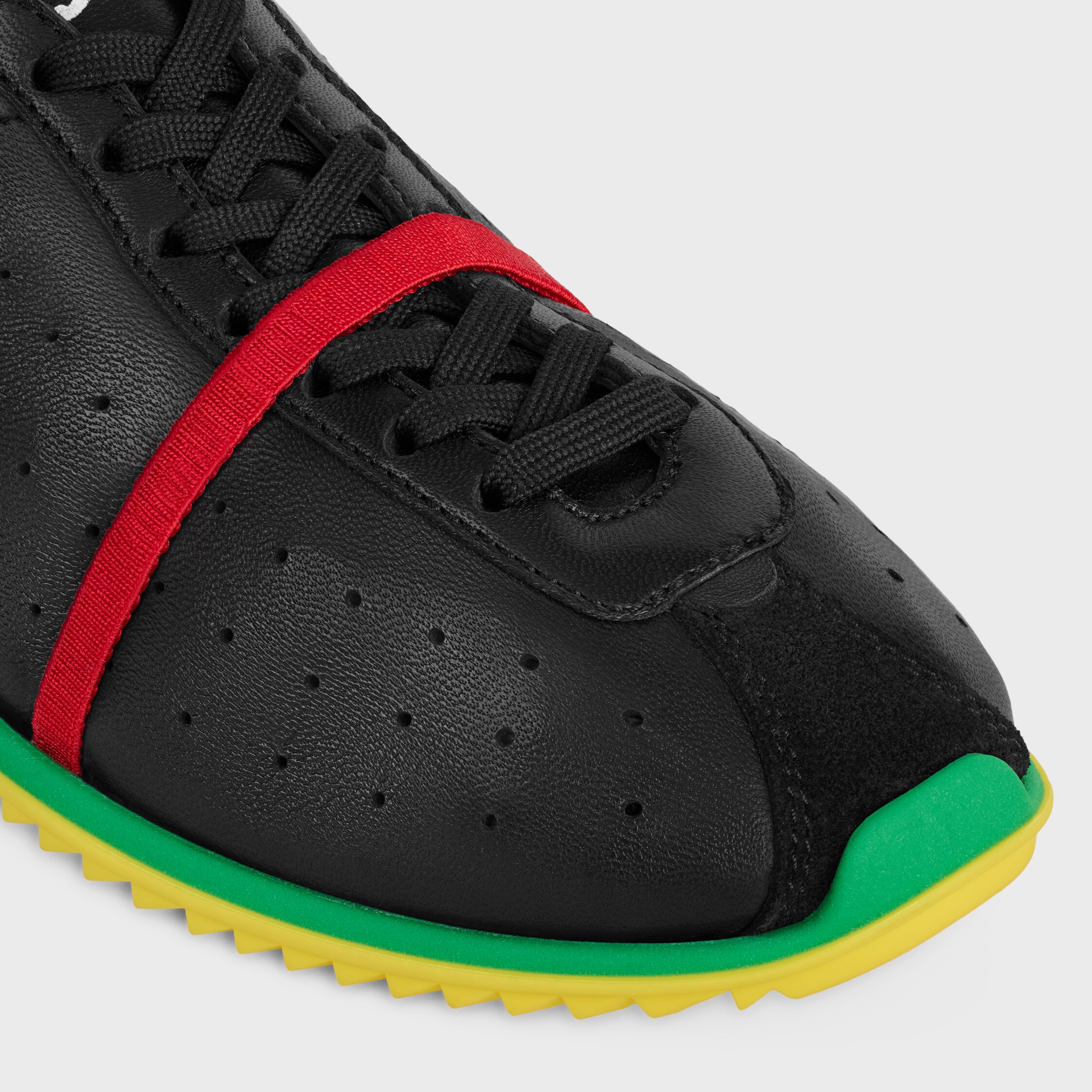 SOFT SNEAKER IN STRETCH LAMBSKIN, SUEDE CALFSKIN AND LAMBSKIN