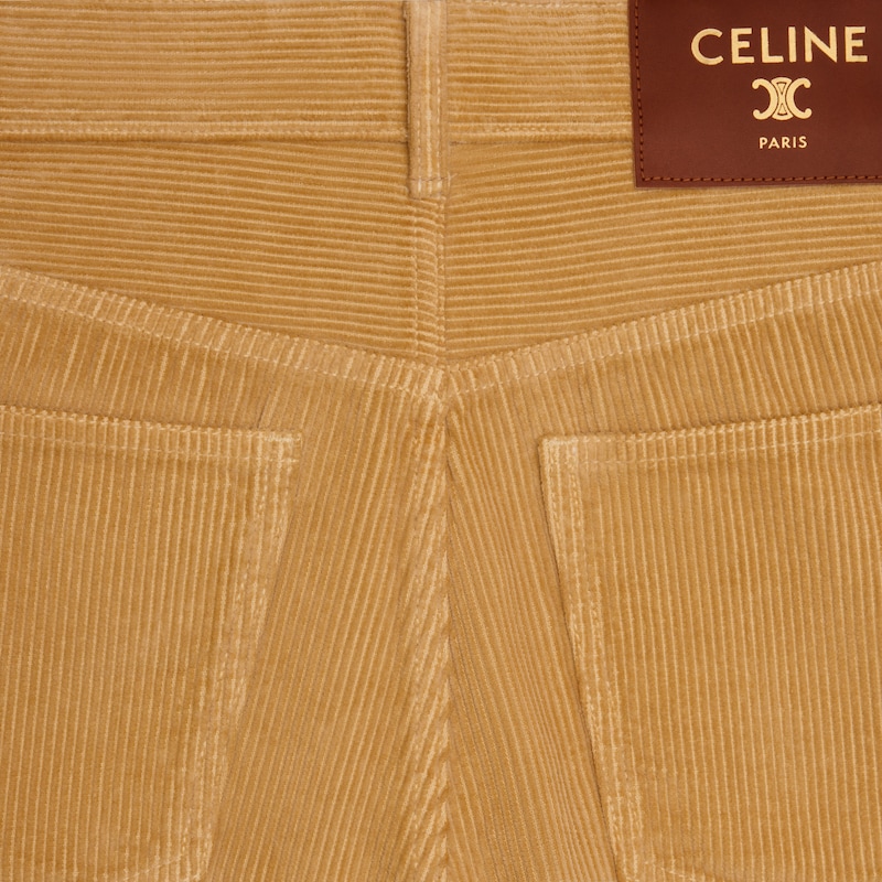 jolene jeans in corduroy - HARVEST SKY LIGHT STONE WASH -  - 1 | CELINE