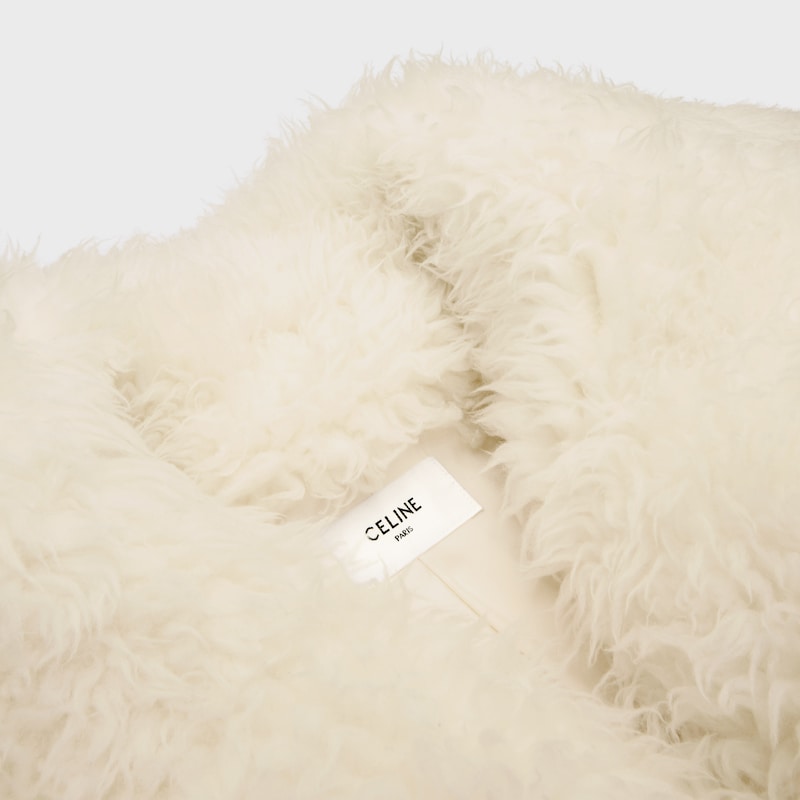 jacket IN fluffy wool - CRAIE -  - 1 | CELINE