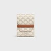 Playing Cards Case in Triomphe Canvas and Lambskin - WHITE / WHITE - HOME - 3 | CELINE