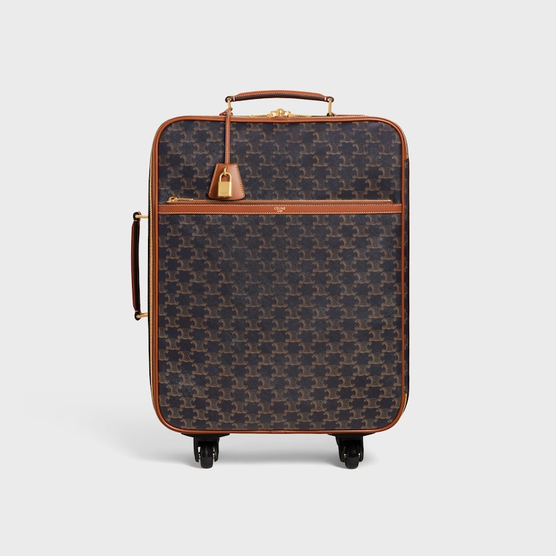 小号标志印花行李箱 - 棕黄色 - 家居系列 - 1 | CELINE