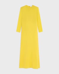 dress IN SILK GEORGETTE - MIMOSA -  - 1 | CELINE