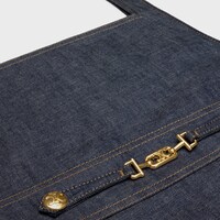 minivestido empire de denim raw wash - LAVADO SIN REMATAR -  - 2 | CELINE