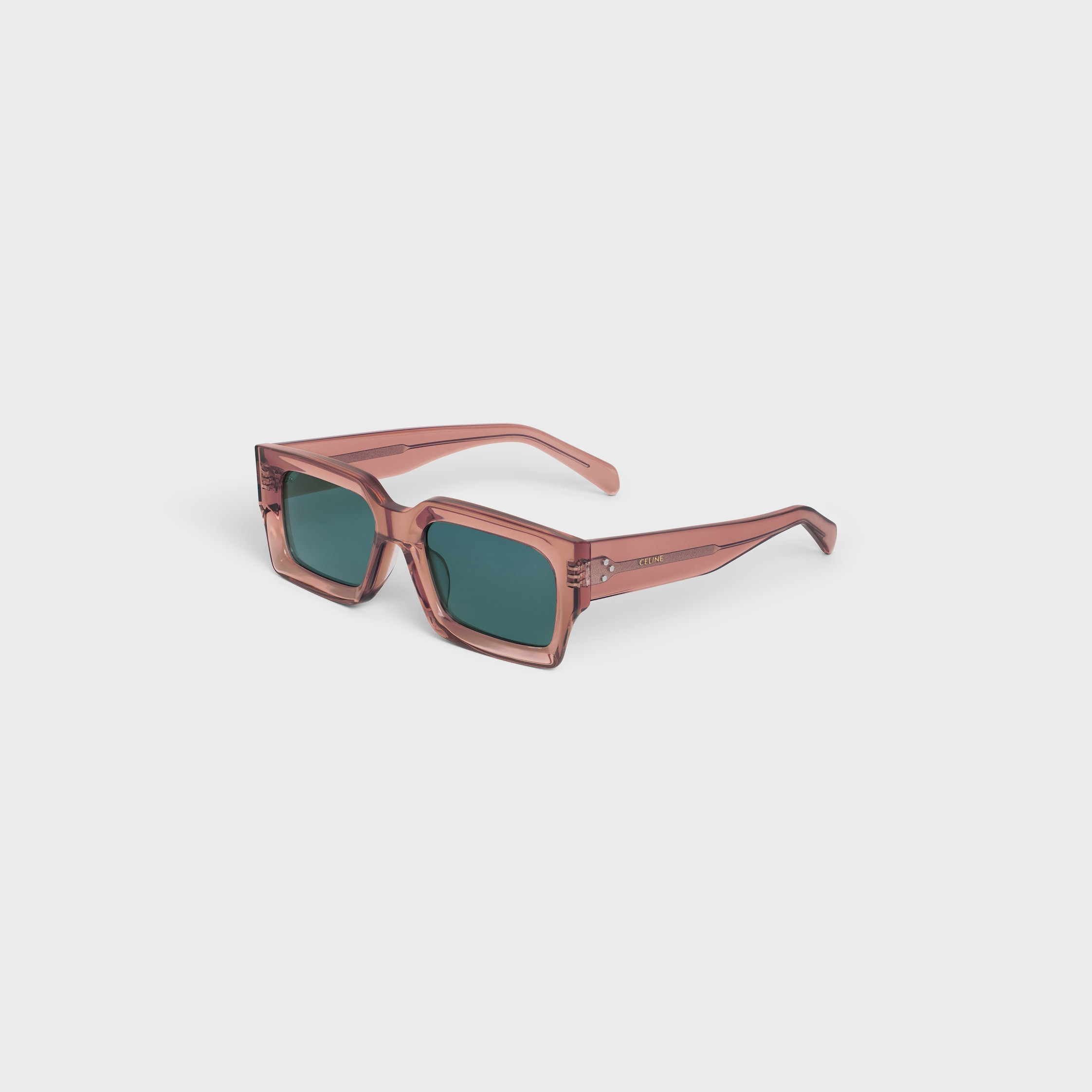 Black Frame 53 Sunglasses in Acetate - TRANSPARENT ROSE