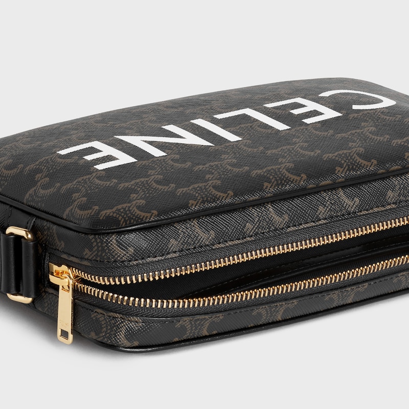 中号CELINE印花和标志印花邮差包 - 黑色 - 邮差包 - 1 | CELINE