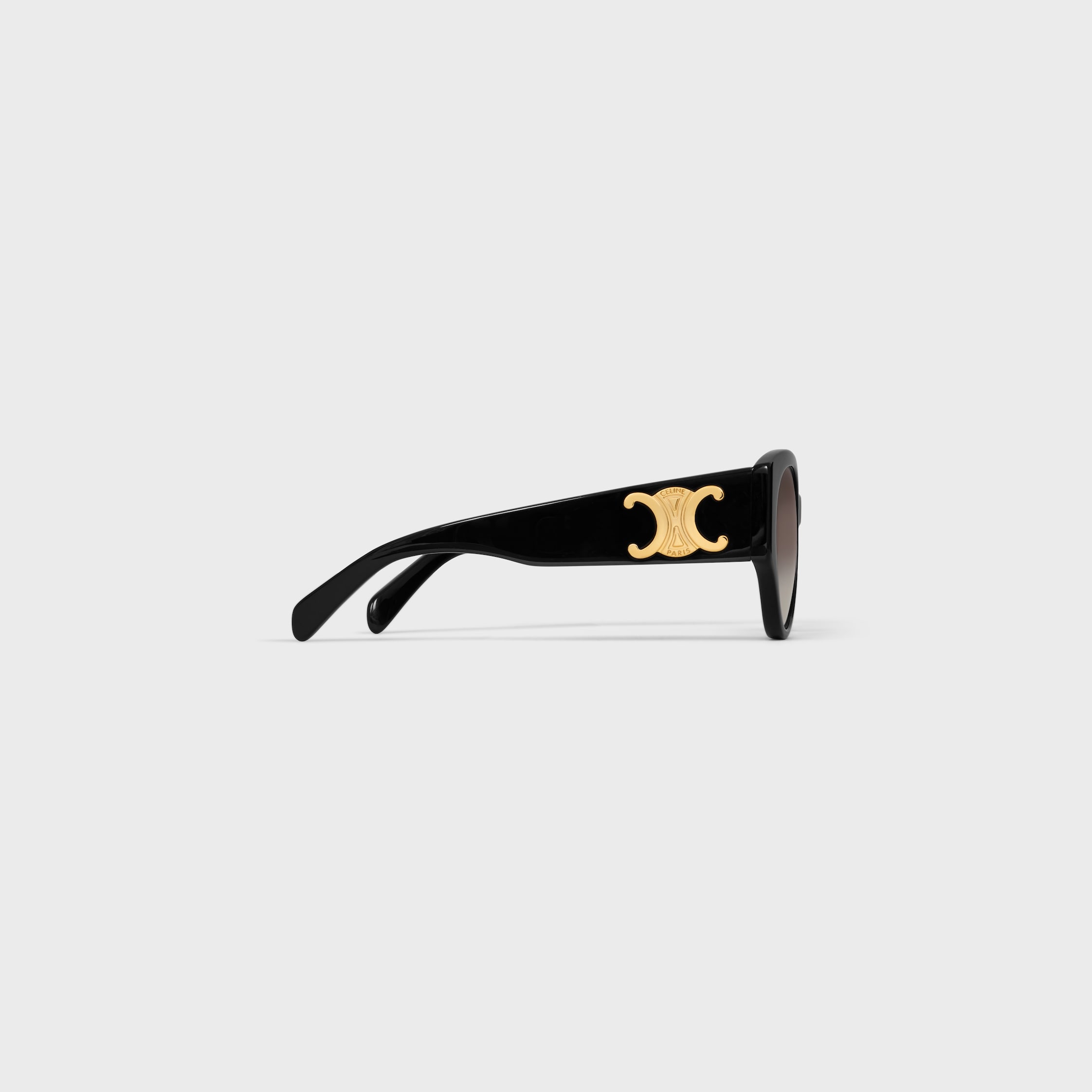 Triomphe XL 03 sunglasses in Acetate - BLACK | CELINE