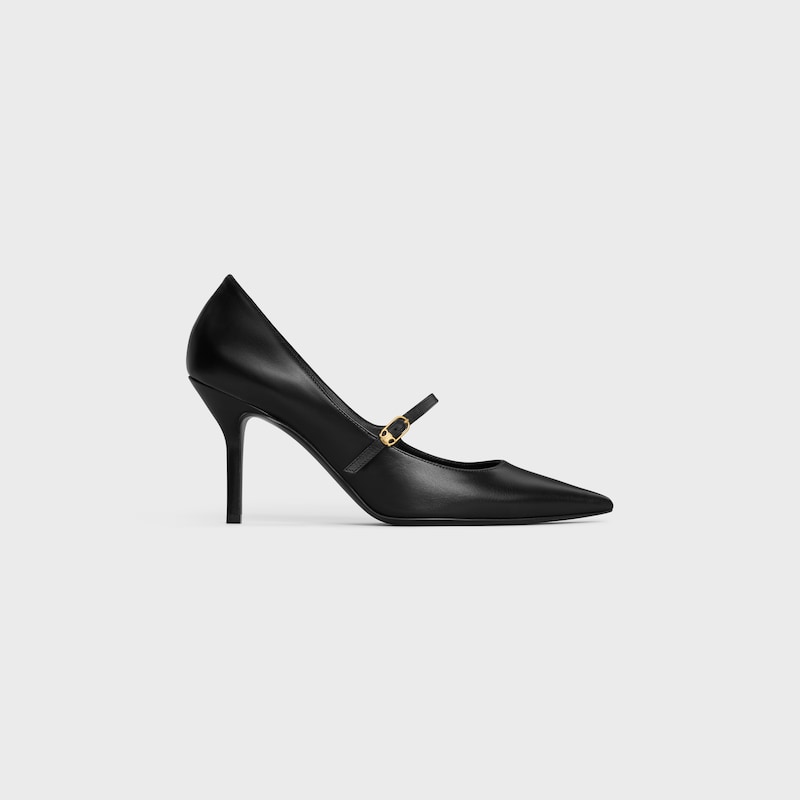CELINE JUDY ESCARPIN à bride  EN CUIR DE VEAU - Noir -  - 1 | CELINE