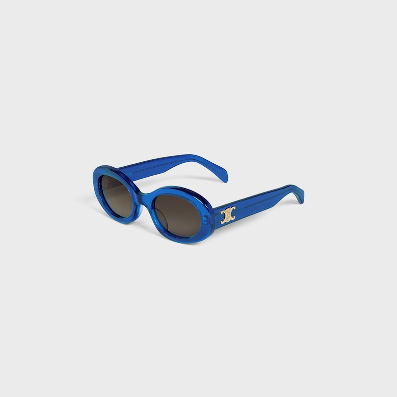 Triomphe 01 sunglasses in Acetate - Royal Blue -  - 1 | CELINE