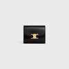 Small Flap Wallet TRIOMPHE in lizard - BLACK - TRIOMPHE - 1 | CELINE