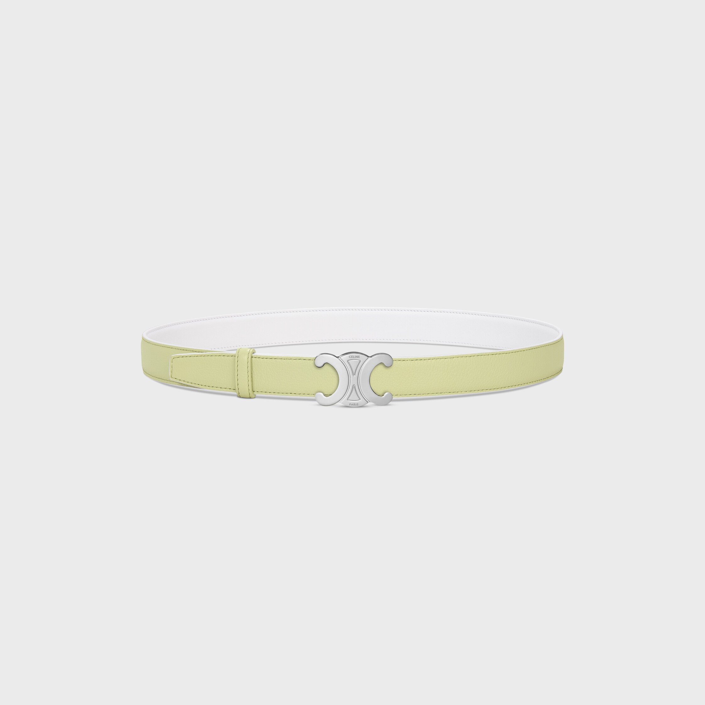 Triomphe Buckle IN METAL & Reversible Strap 25MM IN Smooth and