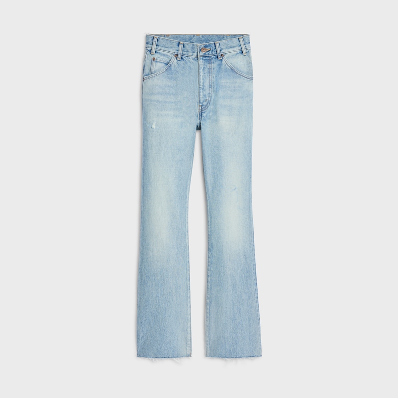 Jeans flare Dylan in denim lavaggio miele dolce - LAVAGGIO SWEET HONEY -  - 1 | CELINE