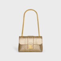 TEEN CELINE VICTOIRE BAG in LAMINATED PYTHON - GOLD - CELINE VICTOIRE - 1 | CELINE