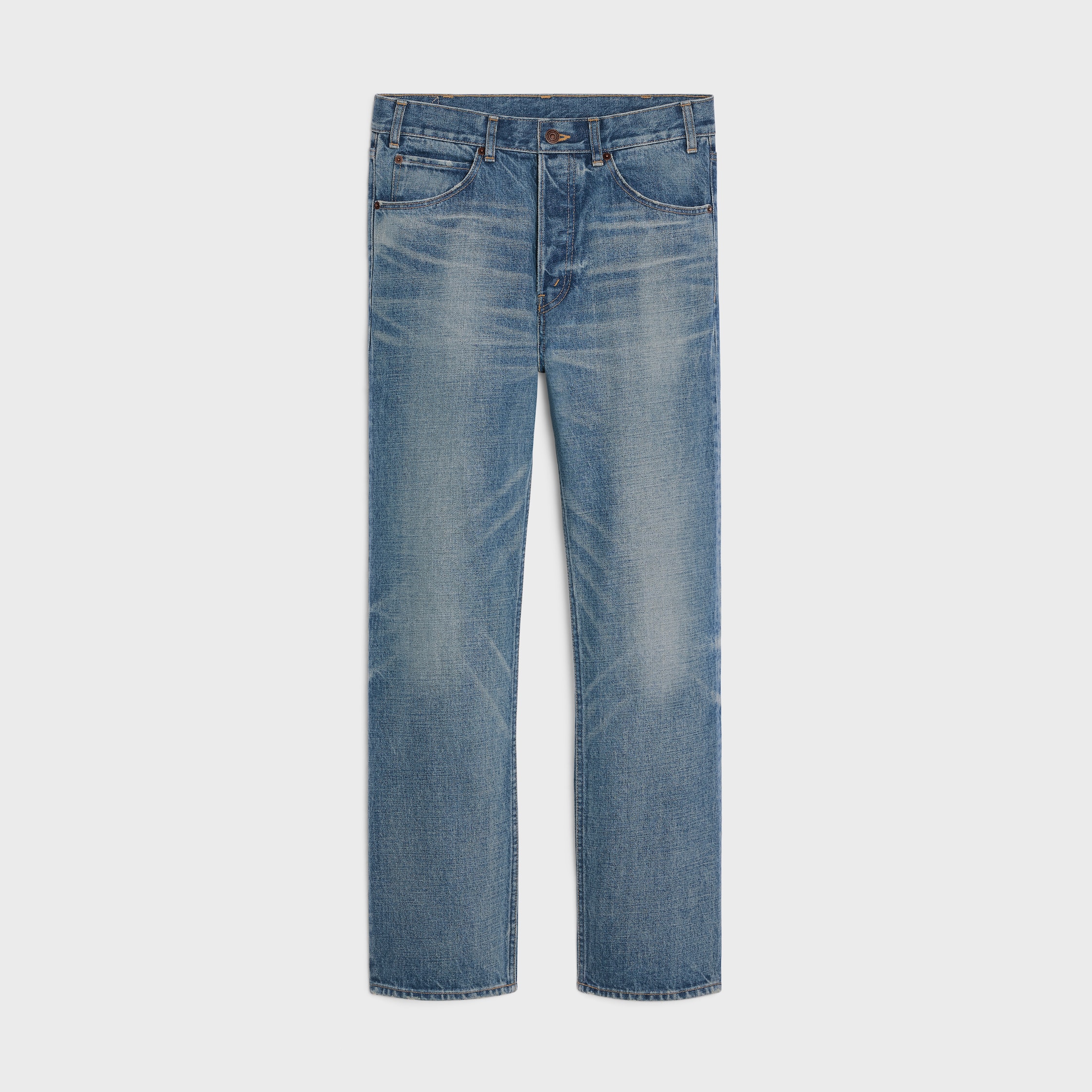 Celine × Hedi Slimane Celine Kurt Denim Blue Marble wash