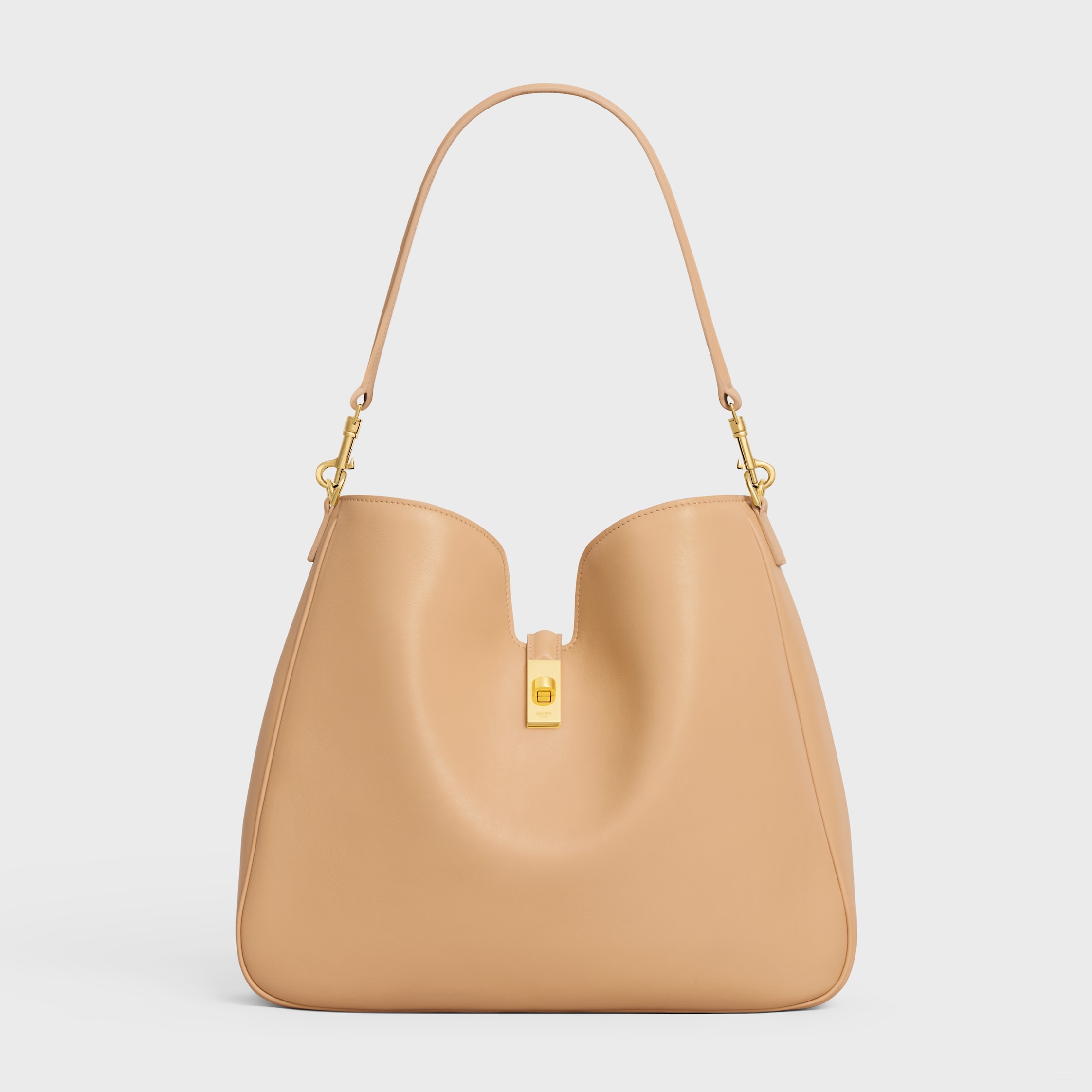 CÉLINE ホワイトエスパドリーユ 美品 CELINE ブロック ベルクロストラップ & ウェッジ ミドル
