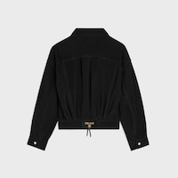 trucker jacket IN corduroy - BLACK LIGHT STONE WASH -  - 2 | CELINE