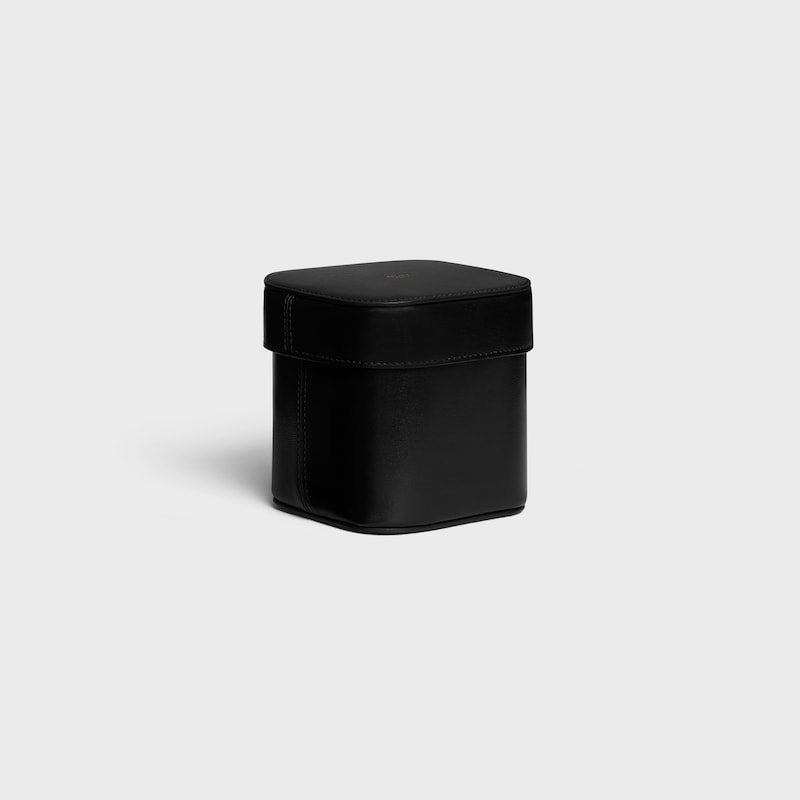 Small Box in Shiny Calfskin - BLACK - HOME - 1 | CELINE