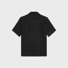 bowling shirt IN MICRO TRIOMPHE PRINT VISCOSE - NOIR / CREME -  - 2 | CELINE