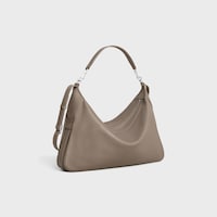 Large Romy IN SUPPLE GRAINED CALFSKIN - SOURIS - CROSS-BODY BAGS - 2 | CELINE
