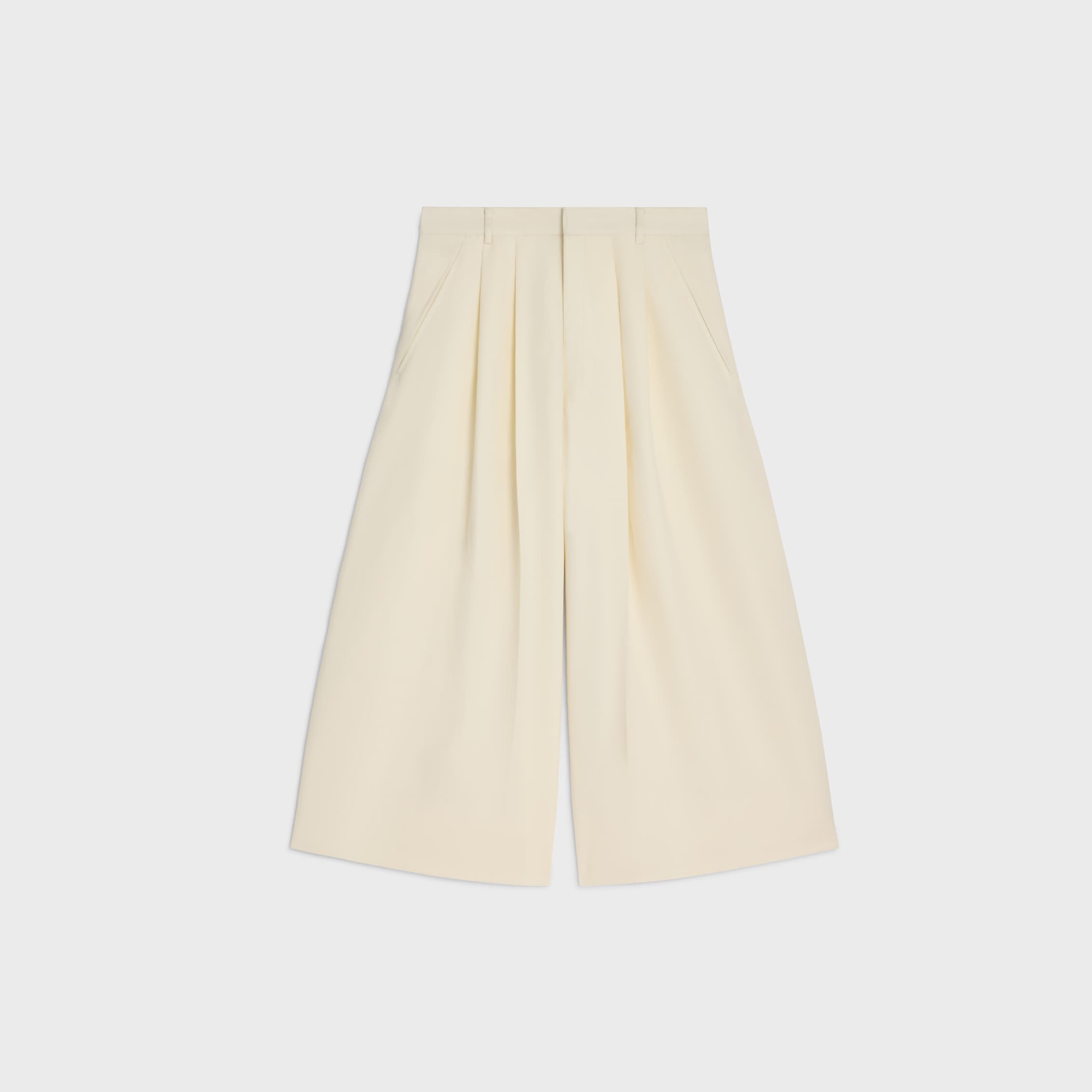 montauk cropped trousers IN DIAGONAL WOOL