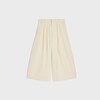PANTALONES CORTOS MONTAUK DE LANA DIAGONAL - MARFIL -  - 1 | CELINE