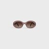Triomphe 01 sunglasses in Acetate - MILKY HAZELNUT -  - 1 | CELINE