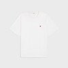 T-SHIRT IN cotton jersey - OFF WHITE / ROUGE CERISE -  - 1 | CELINE