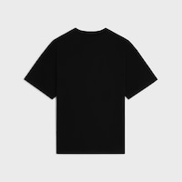 t-shirt jersey coton - NOIR / BLANC -  - 2 | CELINE