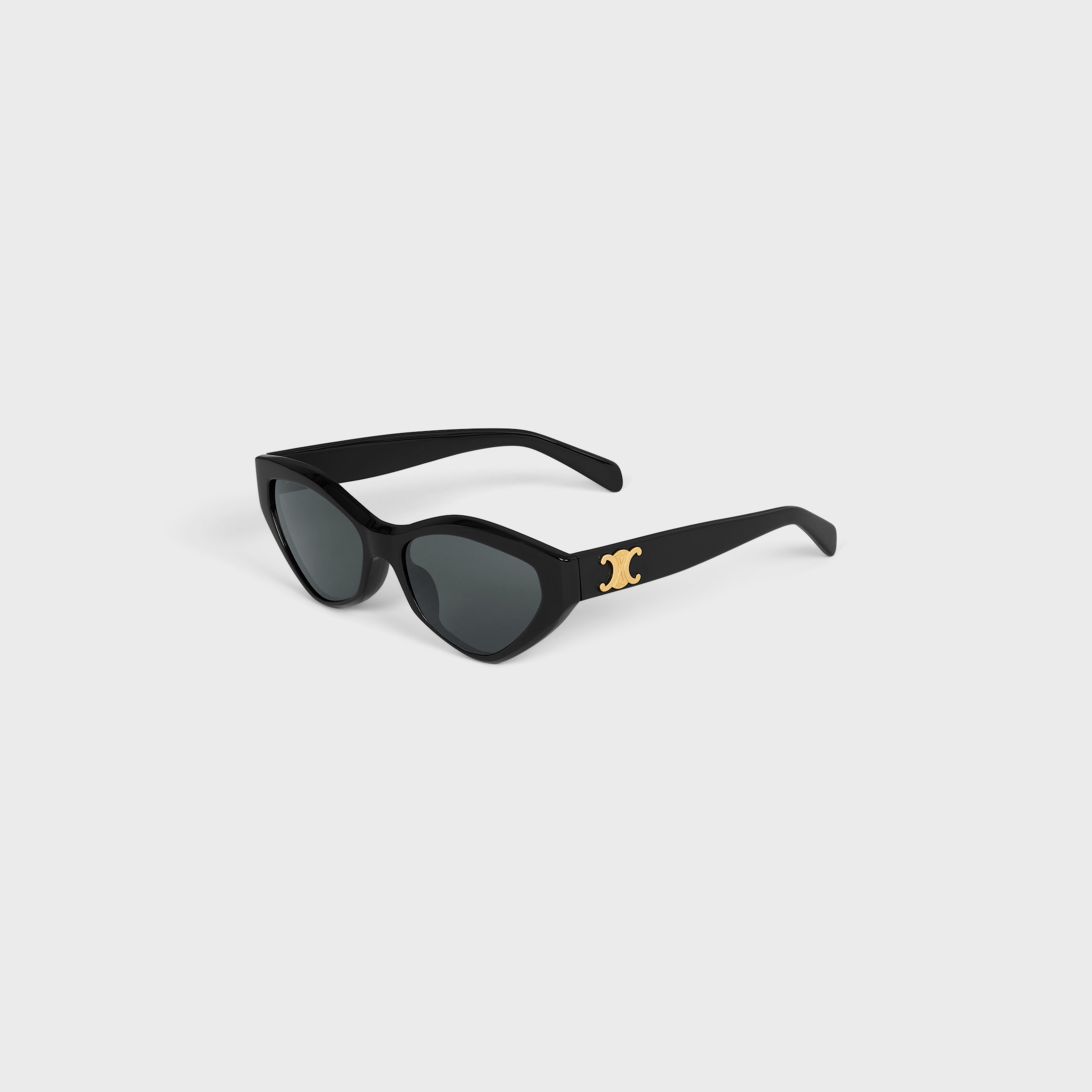 Triomphe 17 sunglasses in Acetate - BLACK | CELINE