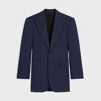 コロンヌ ジャケット / ダイアゴナルウール - ネイビー -  - 1 | CELINE