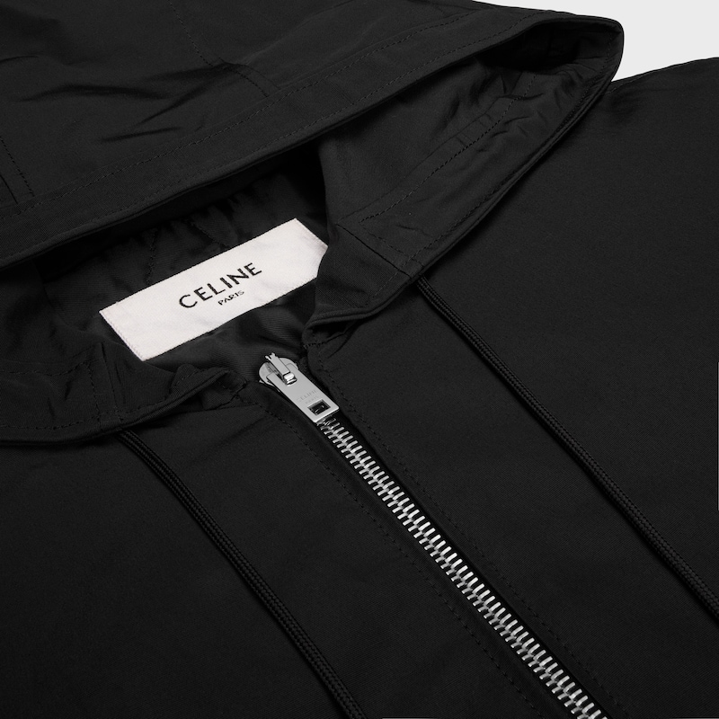 WINDBREAKER IN nylon - BLACK -  - 1 | CELINE