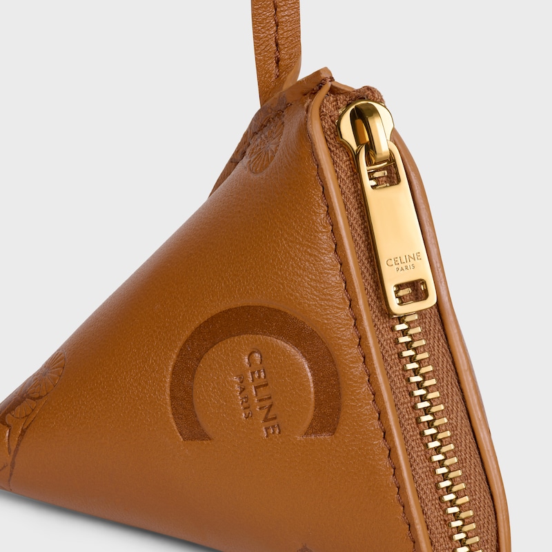 BERLINGOT CHARM IN LAMBSKIN - GOLDEN TAN - BAG CHARMS - 1 | CELINE