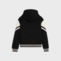 JACKSON纹理羊毛连帽棒球夹克 - 黑色 -  - 2 | CELINE