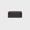 SQUARED BOX IN TRIOMPHE CANVAS - BLACK / TAN - HOME - 3 | CELINE