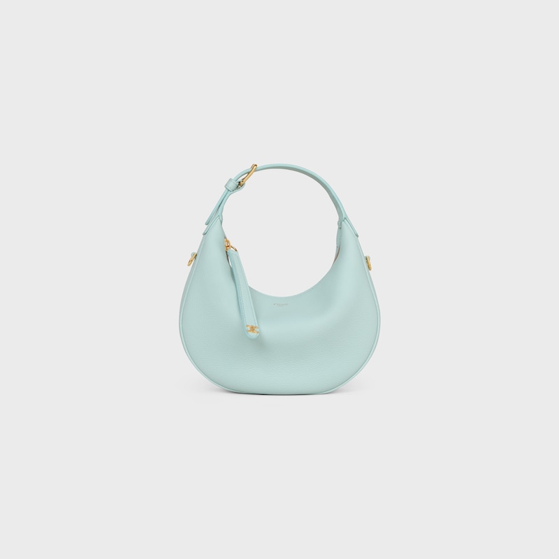 Teen Celine Lulu IN Grained calfskin - POWDER BLUE - TOP-HANDLE BAGS - 1 | CELINE