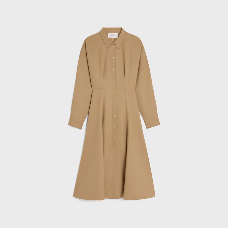 dress IN wool - SAND -  - 1 | CELINE