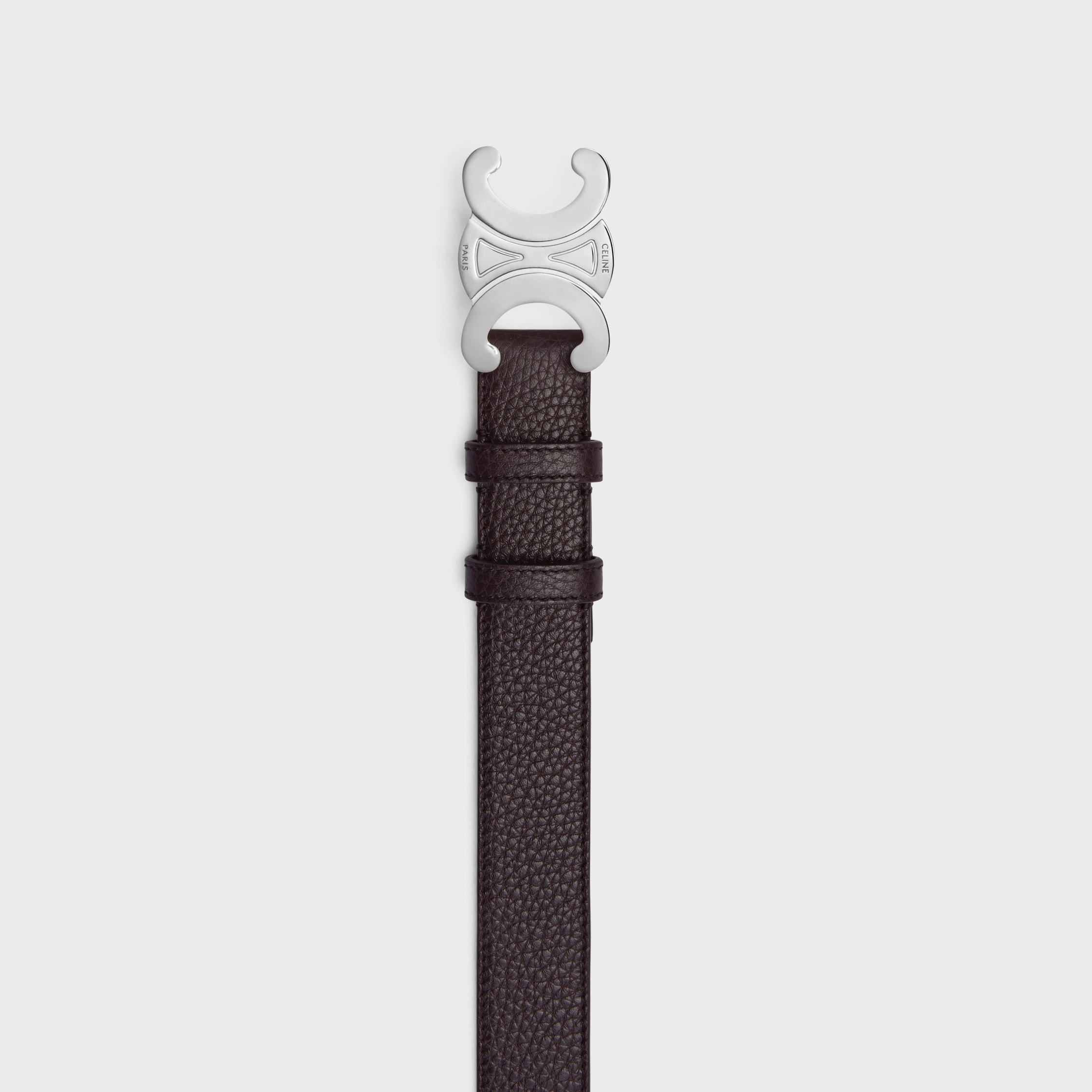 トリオンフベルト 30mm / グレインドカーフスキン - エスプレッソ | CELINE
