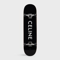 SKATEBOARD CELINE LOGO PRINT - BLACK -  - 1 | CELINE