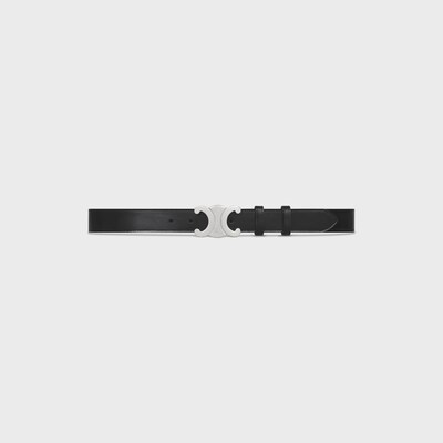 라지 30MM 트리옹프 벨트 - 빈티지 카프스킨 - 블랙 -  - tileIndex | CELINE