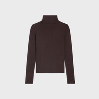 高领上衣 - 深巧克力色/深绿色 -  - 2 | CELINE