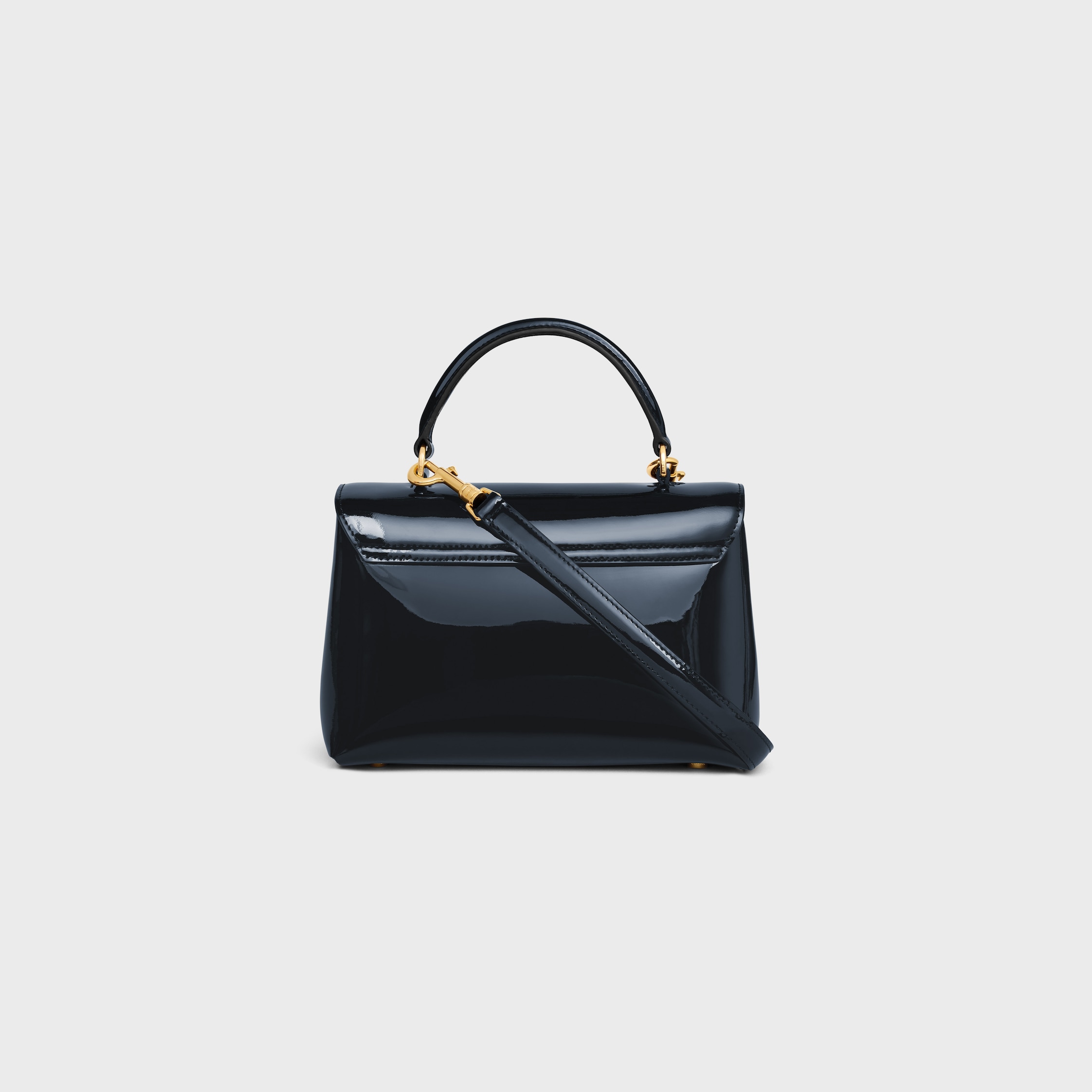 TEEN NINO BAG IN PATENT CALFSKIN - DEEP NAVY | CELINE
