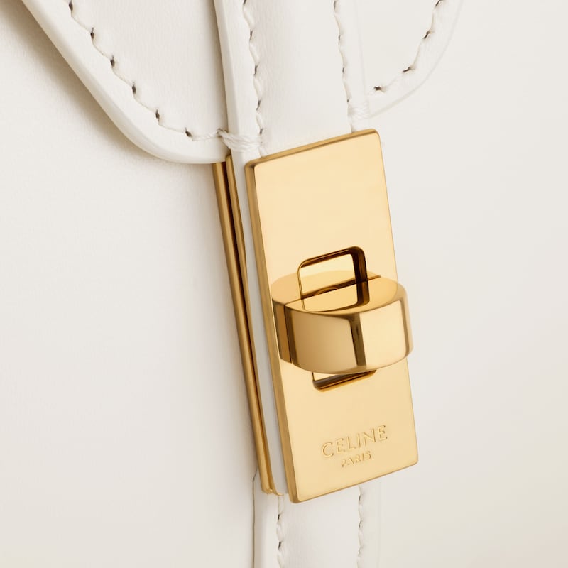 SAC 16 MINI MODÈLE veau satiné - BLANC COTON - AUTRES LIGNES - 1 | CELINE