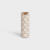 TRAVEL SPRAY Case in Triomphe Canvas and Calfskin - WHITE - TRAVEL - 1 | CELINE