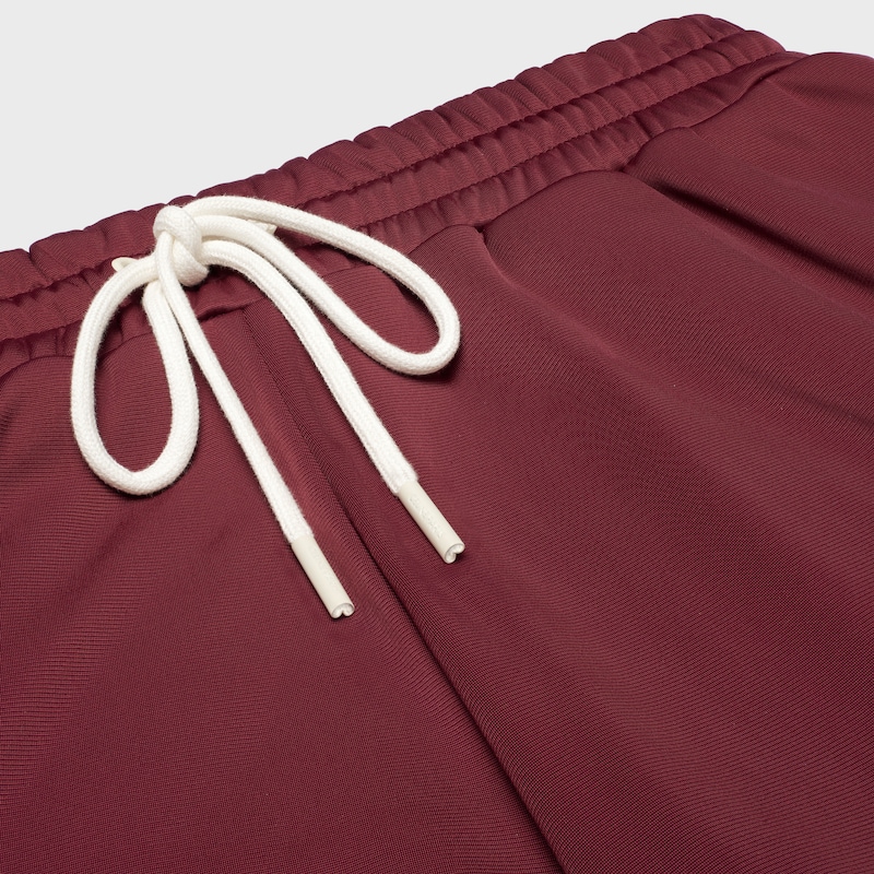 mini jogger shorts IN DOUBLE FACE JERSEY - CORDEVAN/CREAM -  - 1 | CELINE