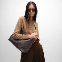 SOFT SHOPPER标志印花手袋 - 黄褐色 - 为她甄选 - 2 | CELINE