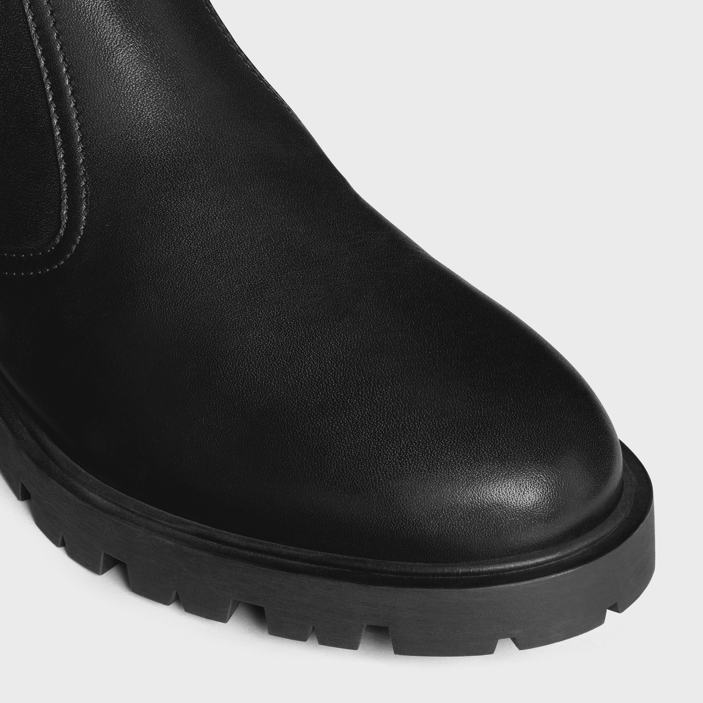 ショートブーツ・ブーティ CELINE Celine Shearling 35 Chelsea Boots (362093554C 38NO) Celine Shearling chelsea boots 35 | The Fashion Square